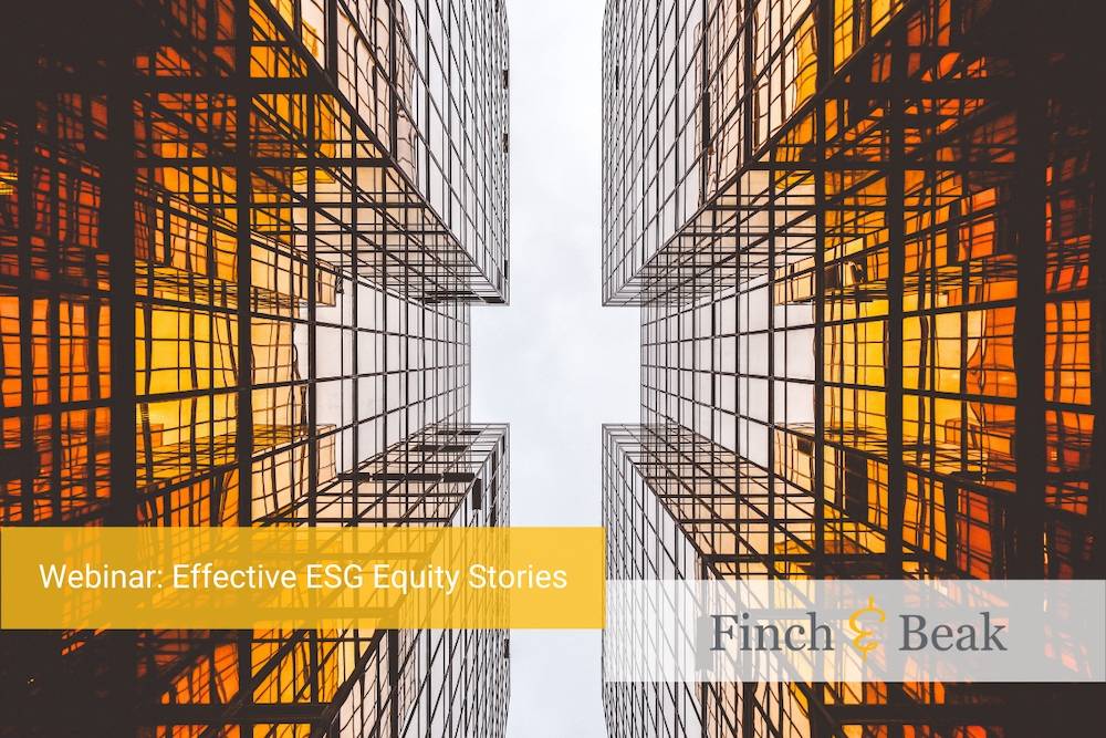 ESG Acceleration Webinar: #BuildingBackBetter in the Decade to Deliver