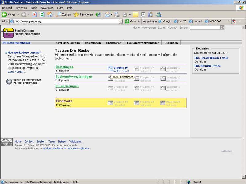 Permanente Educatie (Blended Learning)