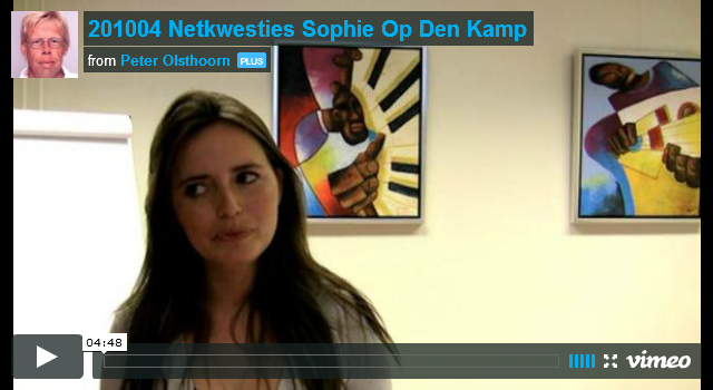 Sophie op den Kamp over verleden en toekomst van internet