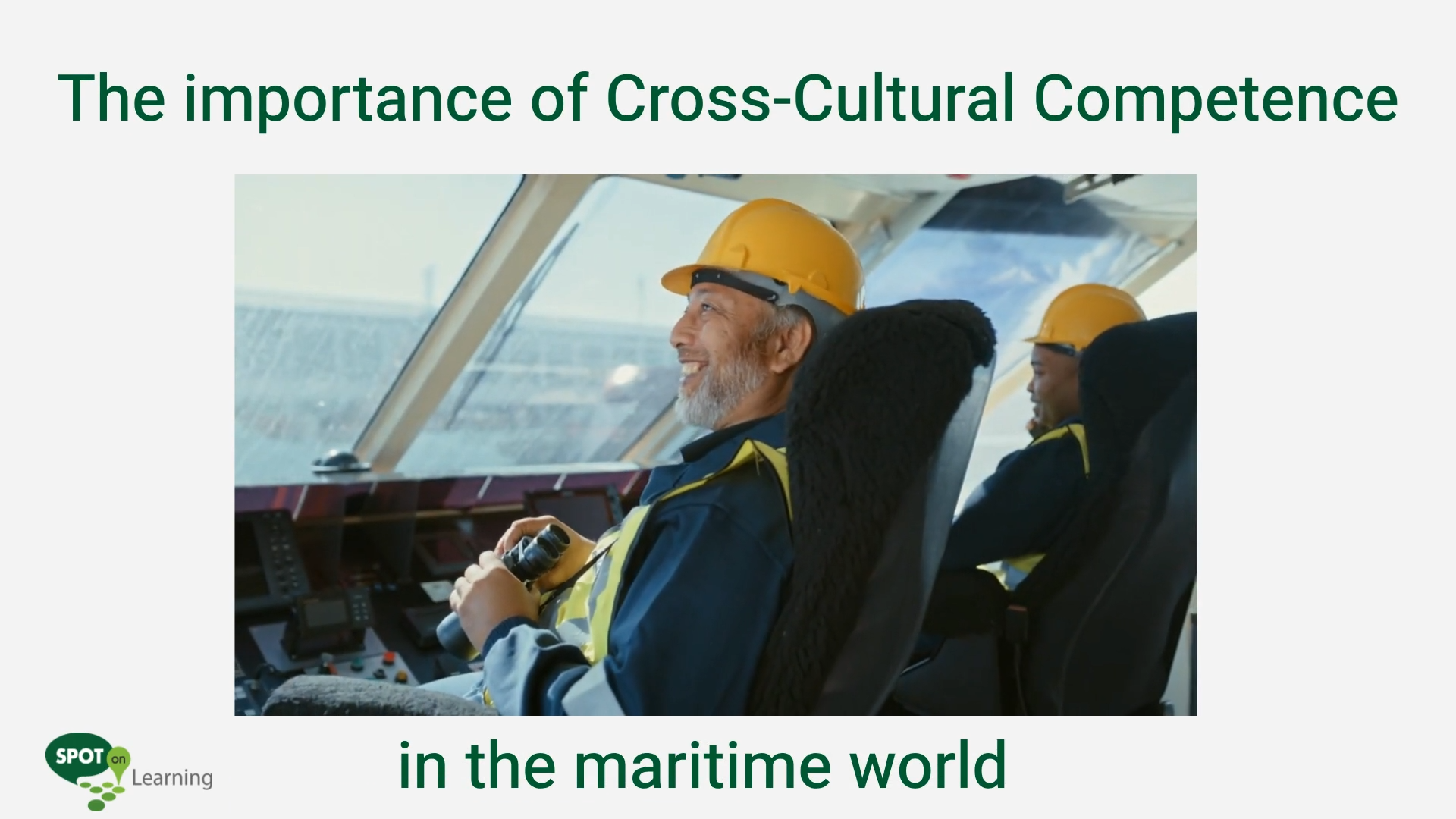 Cross Cultural Competence in the Maritime World