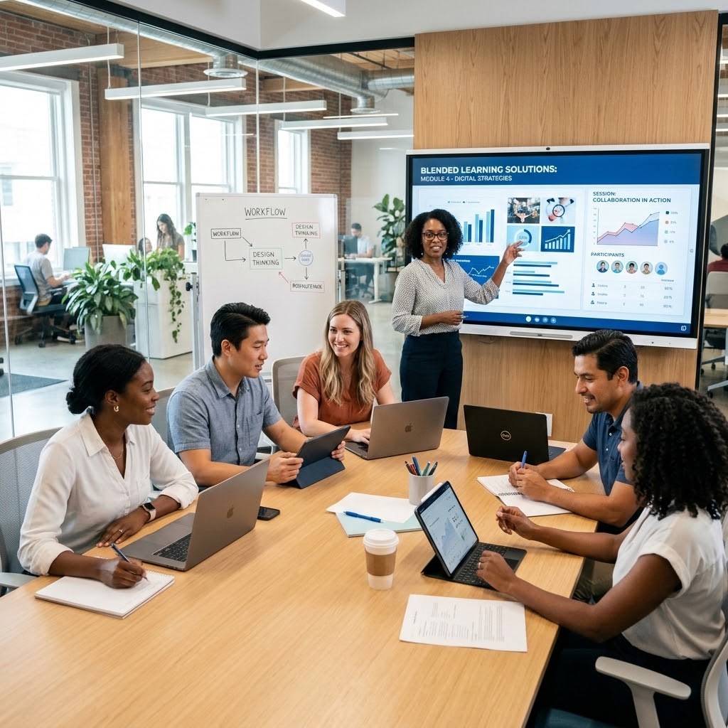 Blended learning helps improve international collaboration in teams, projects and international organizations