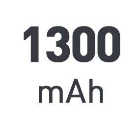 1300 mAh