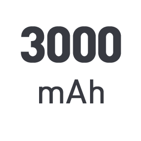 Vermogen: 3000 mAh