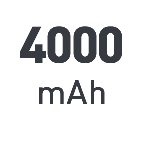 Vermogen: 4000 mAh