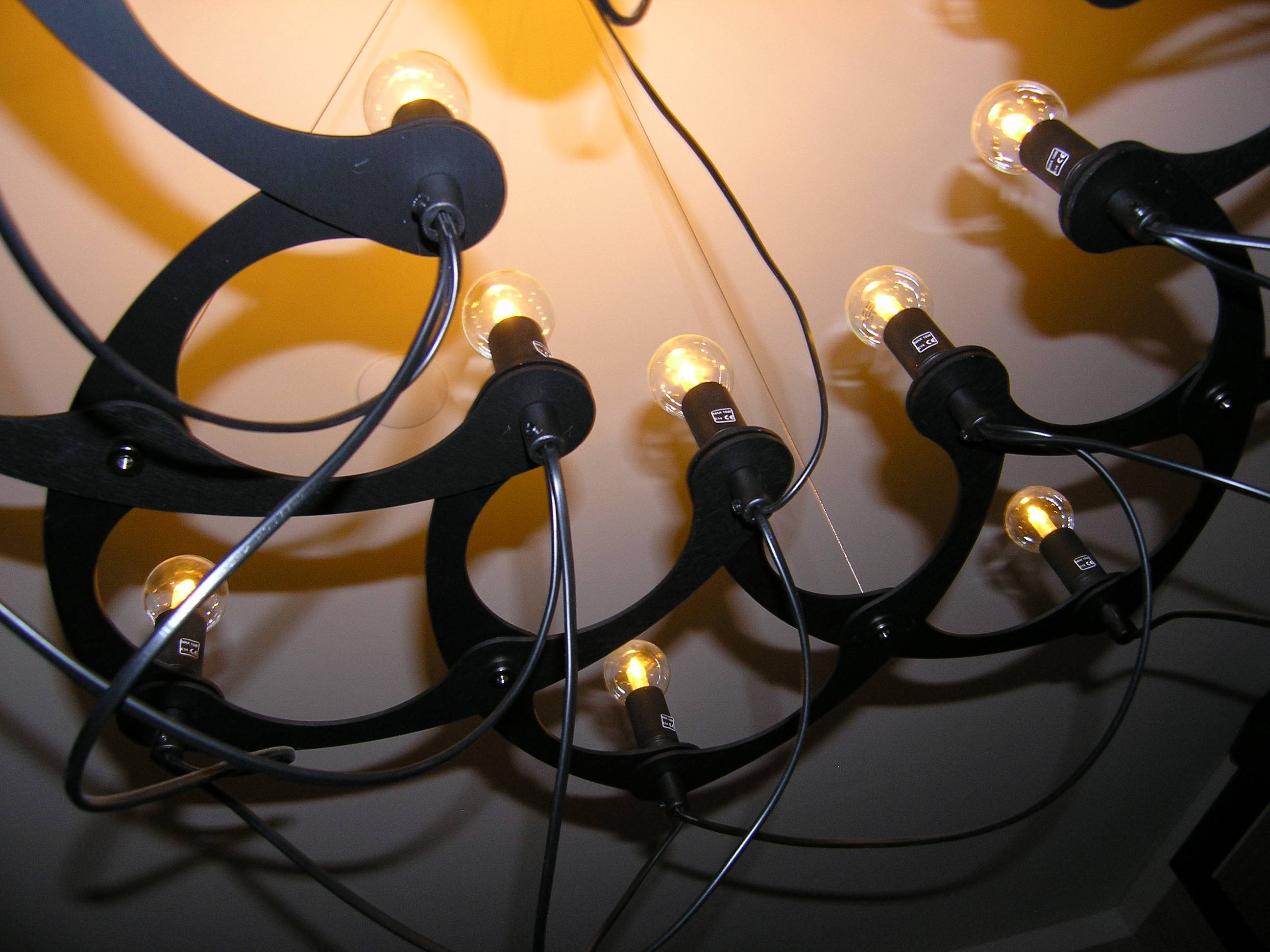 Design kroonluchter vraagt om passende LED lampen