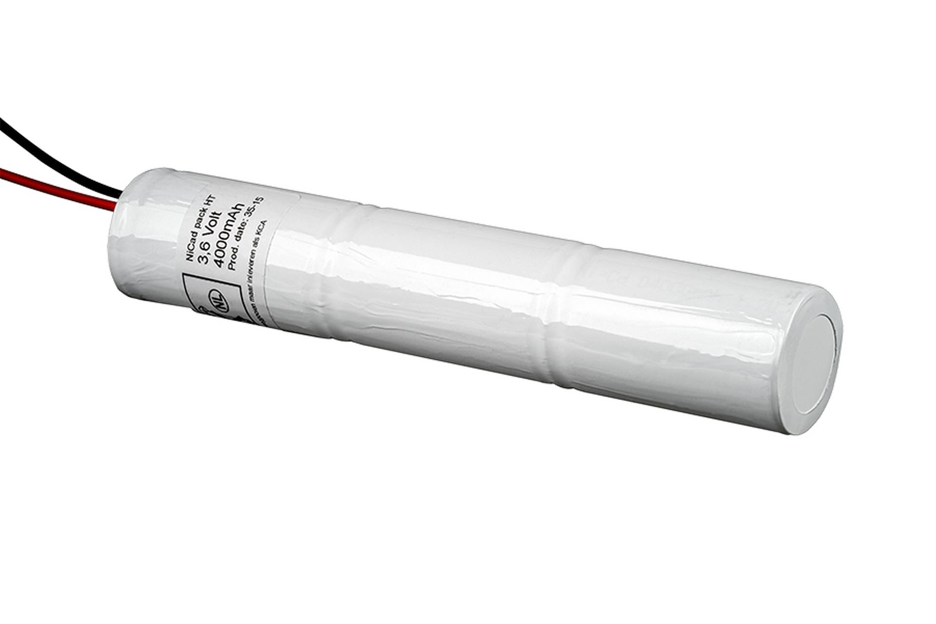 Accu noodverlichting Ni-Cd 4500 mAh 3,6 Volt