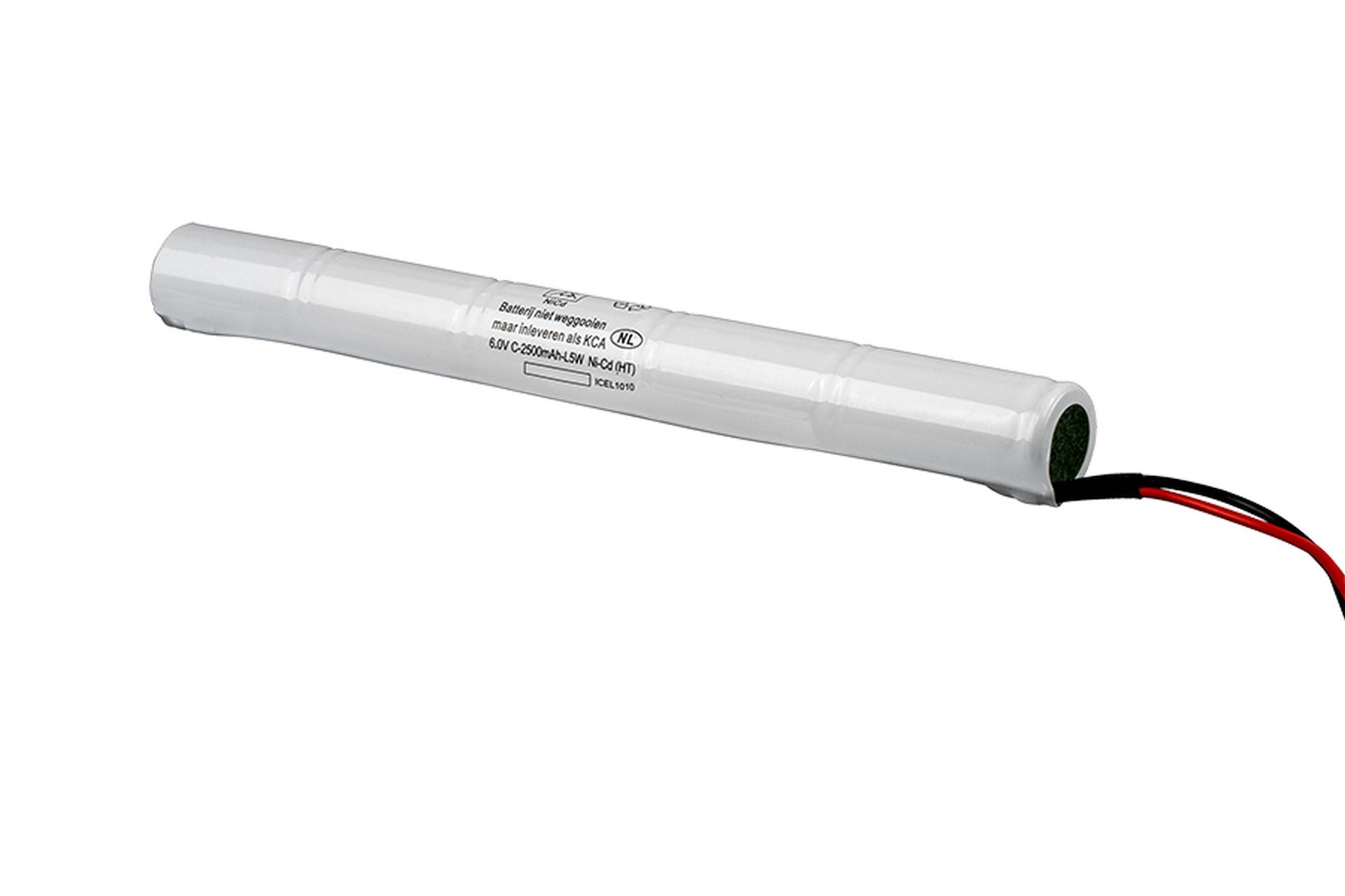 Accu noodverlichting Ni-Cd 2500 mAh 6,0 Volt