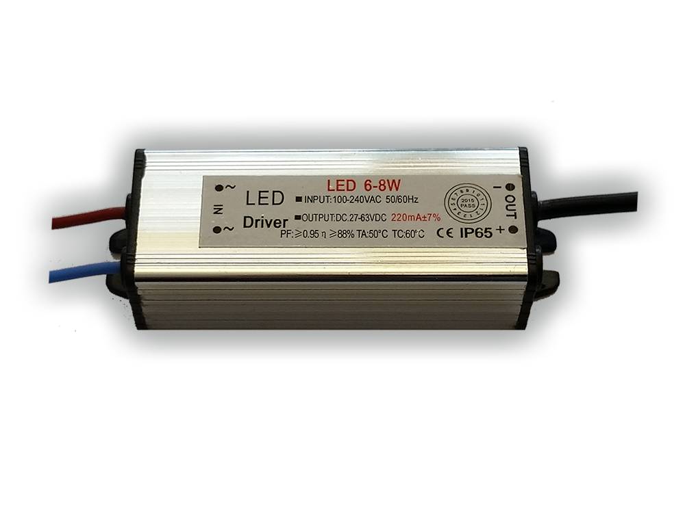 LED driver 220mA, 27-63V, 6 - 8 Watt
