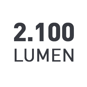Lichtsterkte: 2100 Lumen