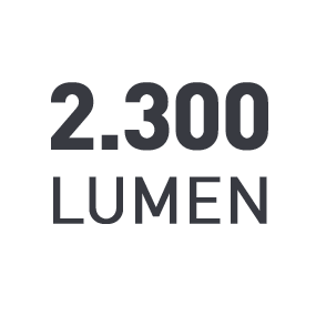 Lichtsterkte: 2300 Lumen