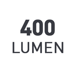 Lichtsterkte: 400 Lumen