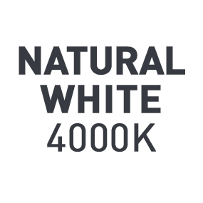 Lichtkleur: Natuurlijk wit 4.000 Kelvin